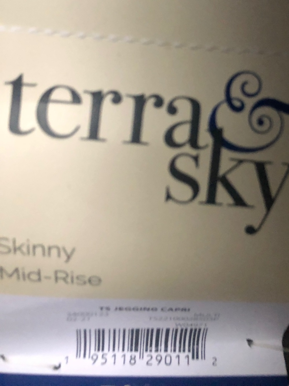 Terra and Sky Women’s Plus Size High Waist Camo Jeggings Size 4X (28W-30W) NWT - Picture 12 of 12